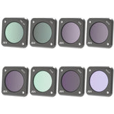 JUNESTAR Action Camera Filters For DJI Action 2,Style:, CS-8in1