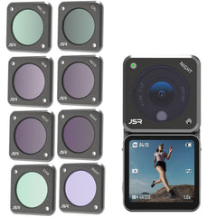 JUNESTAR Action Camera Filters For DJI Action 2,Style:, CS-8in1