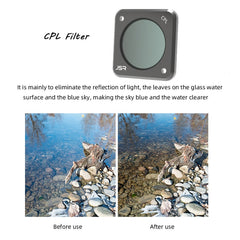 JUNESTAR Action Camera Filters For DJI Action 2,Style:, CS-8in1
