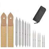 15 In 1 Blending Smudge Stump Stick Tortillon Sketch Art Drawing Sketcking Pen, 15 In 1