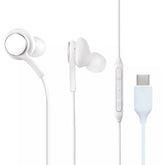 115 Type-C Digital Chip Wire-controlled Headphones, For Samsung Note 10 (White), For Samsung Note 10 (Black)