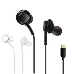 115 Type-C Digital Chip Wire-controlled Headphones, For Samsung Note 10 (White)