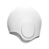WAVE Waterproof Solid Color Ear Guard Silicone Swimming Cap, White, Pink, Black, Pink Blue, Rose Red, Colorful Blue, Childrens White, Childrens Pink, Childrens Pink Blue, Long Hair Pink Purple