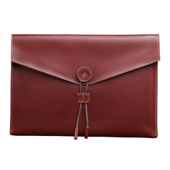 S121 Leather Wear-resistant Business Briefcase, Brown, Coffee, Wine Red, Black, Blue, Green, Double Brown, Double Coffee, Double Green