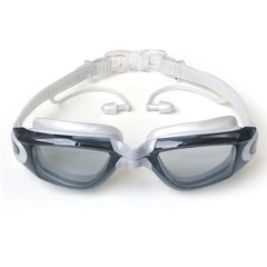 HAIZID HD Anti-fog Waterproof Myopia Swimming Goggles, Optical Black, Optical Blue, Optical Pink, Optical Gray, Plating Black, Plating Blue, Plating Pink, Myopia 150 Degrees, Myopia 200 Degrees, Myopia 250 Degrees, Myopia 300 Degrees, Myopia 350 Degree...