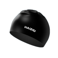 HAIZID Silicone Waterproof Oversized Swimming Cap, Black 50g, White 50g, Blue 50g, Rose Red 50g, Pink 50g, Black 55g, Gray 55g, White 55g, Blue 55g, Rose Red 55g, Pink 55g, Black 60g, Gray 60g, White 60g, Blue 60g, Rose Red 60g