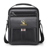 WEIXIER D245 Men Business Bag Large Capacity Shoulder Backpack, D245 Black, D245 Light Brown, D245 Dark Brown