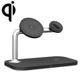 3 In 1 Magnetic Wireless Charger For iPhone12/13/14/15/16&iWatch&AirPods, 3 In 1 Black