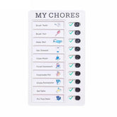 Wall Hanging Checklist Memo Boards Adjustable Checklist Board,Style: Blank Paper Card, My Chores, Without Logo, Blank Paper Card