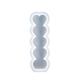 D2111-1 DIY Drop Mold Heart Candle Silicone Mold, D2111-1