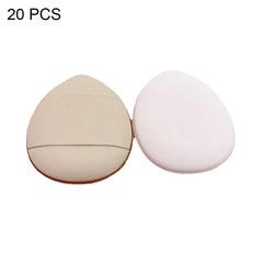 2 Sets/20pcs Packaging Random Color Delivery Mini Leather Wet and Dry Makeup Finger Puff, 20 PCS Blue, 20 PCS White, 20 PCS Dark Skin-color, 20 PCS Pink Purple, 20 PCS Black, 2 Sets/20pcs Mixed-colors
