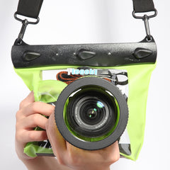 Tteoobl 20m Underwater Diving Camera Housing Case Pouch Camera Waterproof Dry Bag, M, L