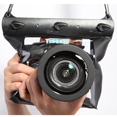 Tteoobl 20m Underwater Diving Camera Housing Case Pouch Camera Waterproof Dry Bag, M, L