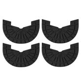2 Pairs Thickened Rubber Sole Heel Wear-Resistant Non-Slip Patch, 37-38cm, 39-40cm