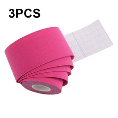 3pcs Muscle Tape Physiotherapy Sports Tape Basketball Knee Bandage, Size:, 3.8cm x 5m
