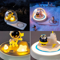 Decorative Table Lamp Wireless Fast Charging Smart Bluetooth Music Light, Style:, Bluetooth Model