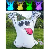 Halloween Bar Haunted House Shopping Mall Inflatable Decoration, 72CM glowing Ghost