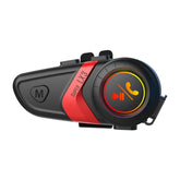 Motorcycle Helmet Call Music Navigation Bluetooth Headset, Red, Yellow, Green