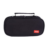 Large Capacity Multi-layer Portable Stationery Bag Canvas Pen Bag, Black, Green, Grey, Pink, Navy Blue, Blue