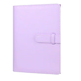 CAIUL 3 Inch PU Leather Photo Album Photo Collection Commemorative Book, Cherry Pink, Clove Purple, Qingkong Blue