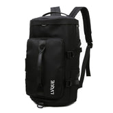 375 Large-capacity Waterproof and Wear-resistant Crossbody Travel Backpack, Black, Fog Blue, Sky Blue, Taro Purple, Charming Purple, Cherry Pink, Light Pink, Jelly Green