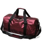 B-316 Large Capacity Glossy Waterproof Fitness Bag Luggage Bag, Red, Blue, Black, Grey