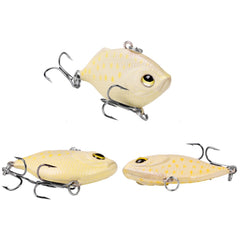 3 PCS PROBEROS DW1044 4.5cm/8.5g Lure Fake Bait Iconic Plastic VIB Hard Bait, DW1044 A, DW1044 B, DW1044 C, DW1044 D, DW1044 E, DW1044 F, DW1044 G, DW1044 H