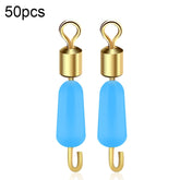 50 PCS HS-052 Silicone Eight-Shaped Ring Connector, Small, Medium, Large