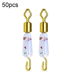 50 PCS HS-052 Silicone Eight-Shaped Ring Connector, Small, Medium, Large
