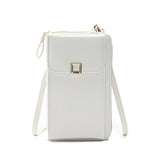 Ladies Cross-body Shoulder Bag Long Purse Mobile Phone Bag, Style 2 White, Style 2 Yellow, Style 2 Black, Style 2 Light Purple, Style 2 Apricot