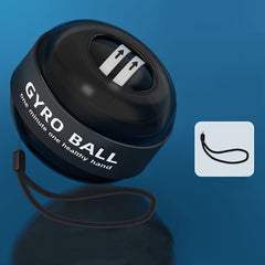 Magnetic Wrist Ball Gyro Training Decompression Fitness Device, Color:, All Black, Black, Red, Blue, Black With Light, Red With Light, Blue With Light, Metal With Light, Six Color Flash