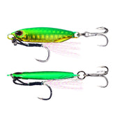 2 PCS HENGJIA Shore Casting Lead Fish Long-distance Casting Sinker Double Hook Lure, 16g, 32g