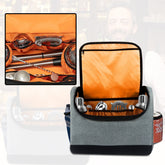Travel Bartender Kit Bag Bar Tool Storage Bag, 32.5 x 14.5 x 25.4cm