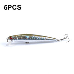 5 PCS M0205 9.6cm/9.8g Minnow Bionic Fake Bait Plastic Floating Hard Bait, M0205 1, M0205 2, M0205 3, M0205 4, M0205 5, M0205 6