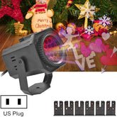 8W LED Christmas Colorful Rotating Laser Atmosphere Light Random Pattern Delivery, US Plug with 6 Cards, EU Plug with 6 Cards, UK Plug with 6 Cards, AU Plug with 6 Cards, US Plug with 4 Cards, EU Plug with 4 Cards, UK Plug with 4 Cards