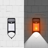 X-A18 59 LED Solar LED Flame Human Sensor Lights Garden Lights