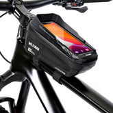 WILD MAN XT2 1L Bicycle EVA Hard Shell Waterproof Phone Touch Screen Beam Bag, XT2(Twill), XT2(Solar)