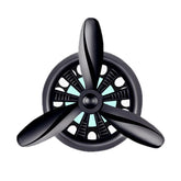 Car Air Outlet Perfume Aromatherapy Swivel Fan, Black Without Light, Silver Without Light, Red Without Light