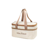 Insulated Square Lunch Bag with Handles Thermal Food Delivery Bag for Meal Prep, Small, Medium, Large