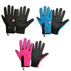 Winter Outdoor Riding Sports Waterproof Touch Screen Glove, M, L