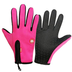 Winter Outdoor Riding Sports Waterproof Touch Screen Glove, M, L