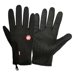 Winter Outdoor Riding Sports Waterproof Touch Screen Glove, M, L