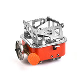 Outdoor Camping Mountaineering Portable Mini Gas Stove, Style:, Square (Regular Model), Square (Buckle Model), Square (Threaded Interface), Lotus (Regular Model), Lotus (Buckle Model), Lotus (Threaded Interface)