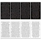 1 Sets Handbook DIY Vintage Text Sticker Material Pack