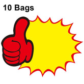 10 bags 18x14cm Explosion Sticker Product Price Tag Supermarket Price Label, XD-051, XD-069