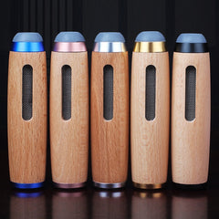 Car Smoking Multifunctional Anti-Flying Ashtray, Beechwood Gold, Beechwood Silver, Beechwood Rose Gold, Beechwood Blue, Beechwood Black, Beechwood Dark Walnut