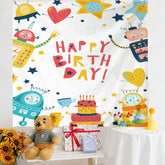 Birthday Layout Hanging Cloth Children Photo Wall Cloth, 150x230cm Velvet