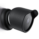 For Google Nest Camera Outdoor Silicone Water-Resistant Protective Cover, For Google Nest Black, For Google Nest White