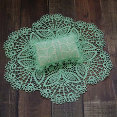 Hollow Lace Round Blanket + Pillow Suit Baby Photography Props, Blanket Suit(White), Blanket Suit(Pink), Blanket Suit(Light Blue), Blanket Suit(Light Green), Blanket Suit(Khaki), Blanket Suit(Beige)