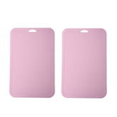 2pcs Baby Auxiliary Cutting Board Fruit and Vegetable Cutting Plastic Board, 2pcs Pink, 2pcs Blue, 2pcs Green